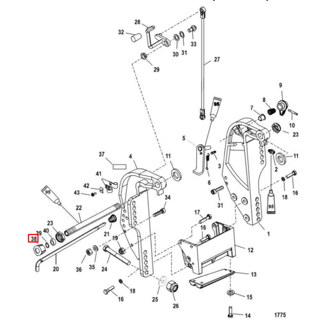 Комплект уплотнений (кольца резиновые) MERCURY 26-60 SEAL KIT (Quicksilver)