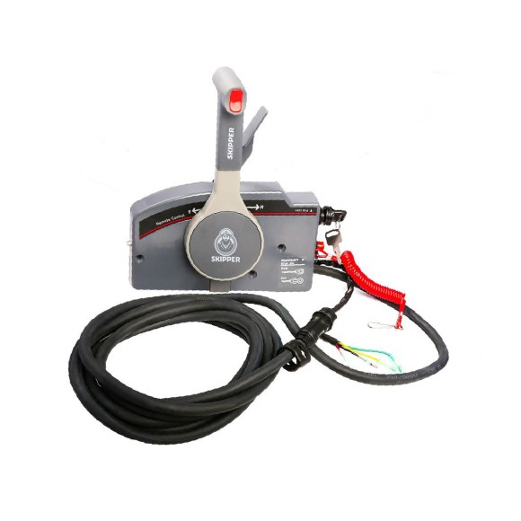 Пульт ДУ Skipper для Yamaha 703, без кнопки гидроподъема, фишка на 7 пинов, толкает газ