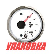 Трим-указатель, белый циферблат, нержавеющий ободок, д. 52 мм, Marine Rocket (упаковка из 30 шт.)
