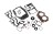 Ремкомплект прокладок блока Yamaha 9.9D/15D, Omax