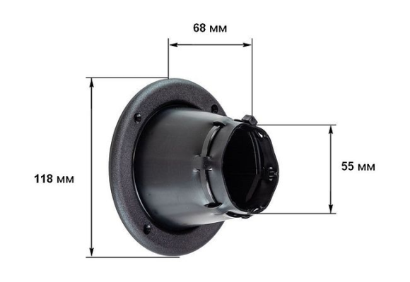 Уплотнитель для тросов управления регулируемый черный Уплотнитель для тросов управления регулируемый черный