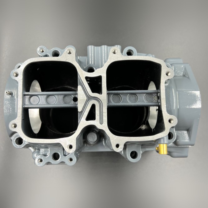 Блок цилиндров с картером Yamaha 40X (40F-01.06.01.01; T40E-020004; PNFM40E-02001) (YUELANG)