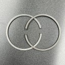 Кольца поршневые, комплект на один поршень Yamaha 9.9-15 (STD) (WUHU)