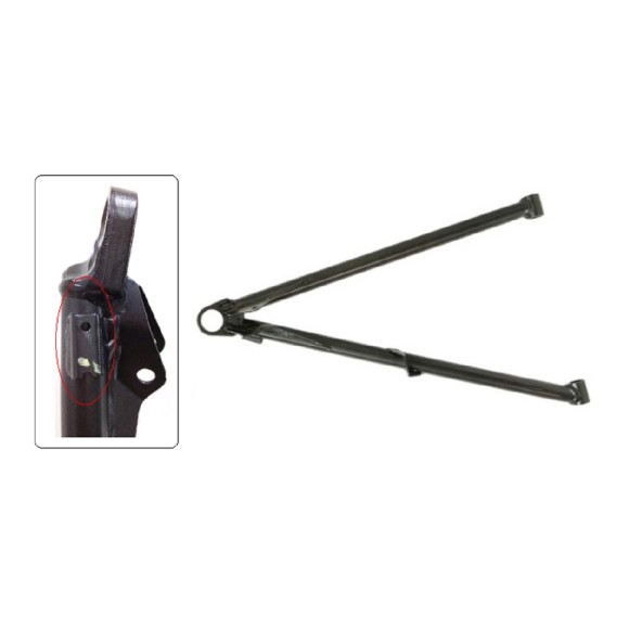 Рычаг А-образный нижний левый Sledex для Ski-Doo (заменяет SM-08256)