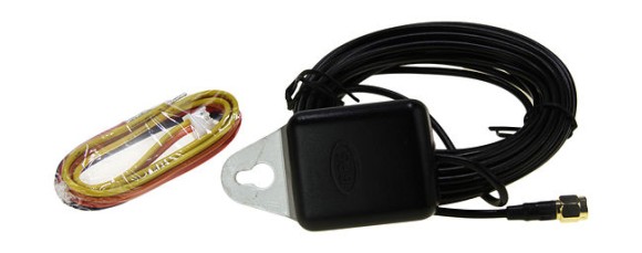 GPS-спидометр аналоговый 0-60 узлов, белый циферблат, нержавеющий ободок, выносная антенна, д. 85 мм, Marine Rocket