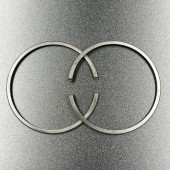 Кольца поршневые, комплект на один поршень Tohatsu 18 (STD) (KACAWA)