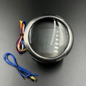 Прибор многофункциональный электронный 6в1 (д.85мм; черный, хромированный ободок) (DEPO)