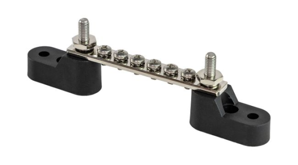 Колодка распределительная электромонтажная с защитной крышкой, 6 контактов Колодка распределительная электромонтажная с защитной крышкой, 6 контактов