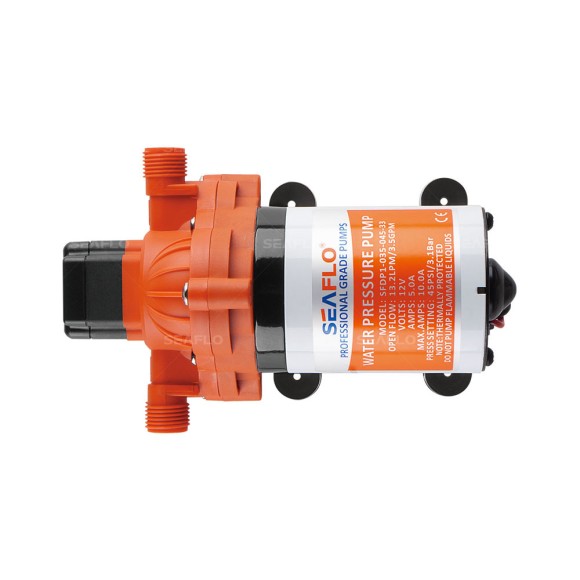 Помпа водоподающая SeaFlo мембранная, 12V 12.5 л/мин, 3.1 BAR