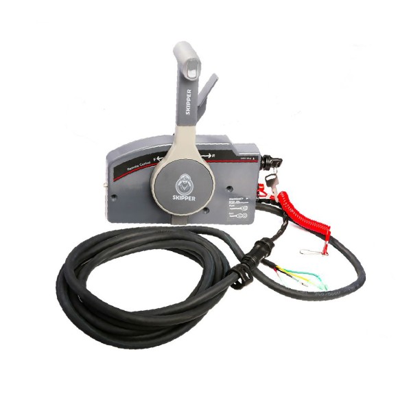 Пульт ДУ Skipper для Yamaha 703, без кнопки гидроподъема, фишка на 7 пинов, тянет газ