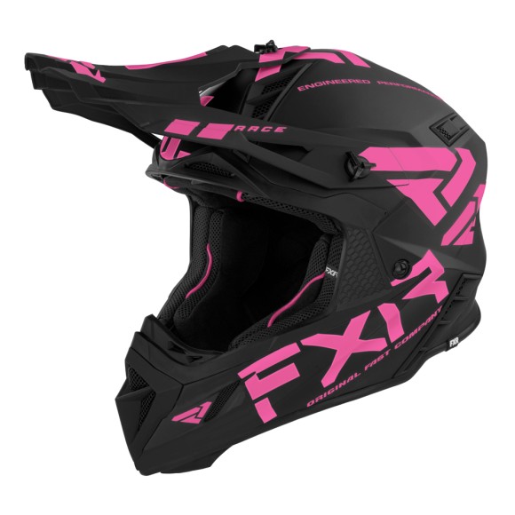 Шлем FXR Helium Race Div Black/Electric Pink, M