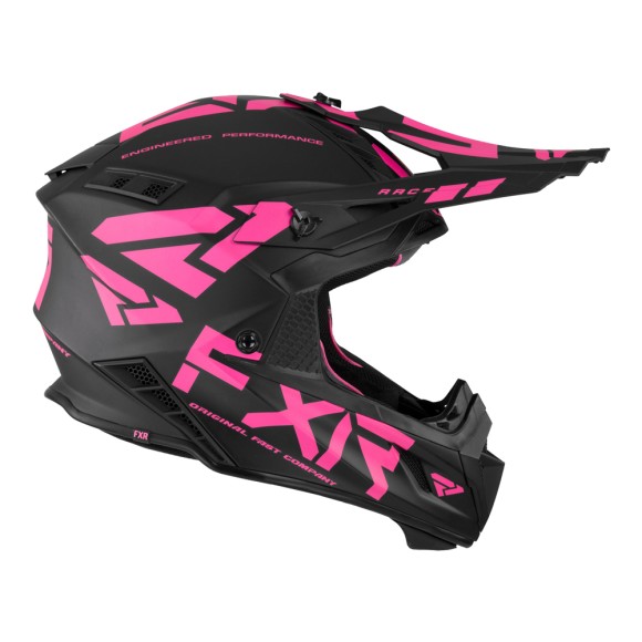 Шлем FXR Helium Race Div Black/Electric Pink, M