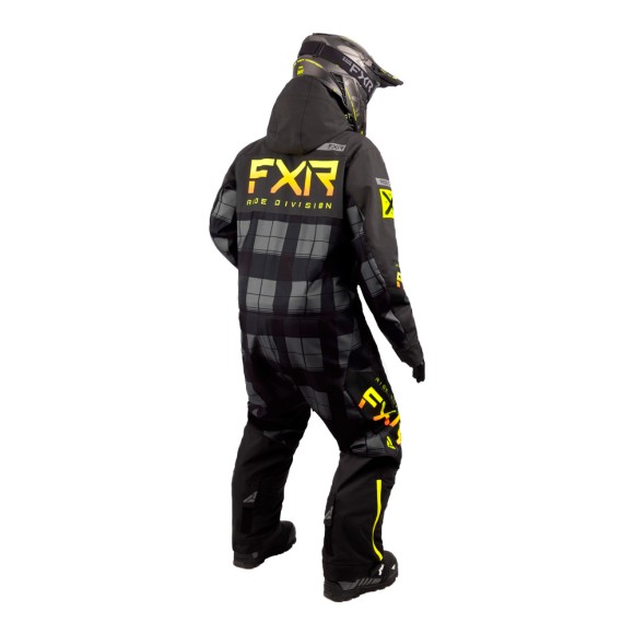 Комбинезон FXR Helium без утеплителя Charcoal Plaid/Black/Inferno, 3XL
