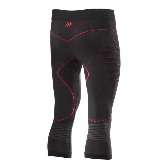 Термоштаны 3/4 SIXS PNCW CU Black/Red, XS/S