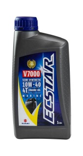 Масло ECSTAR Suzuki Marine V7000 4T SAE 10W40, 1 л, полусинтетика