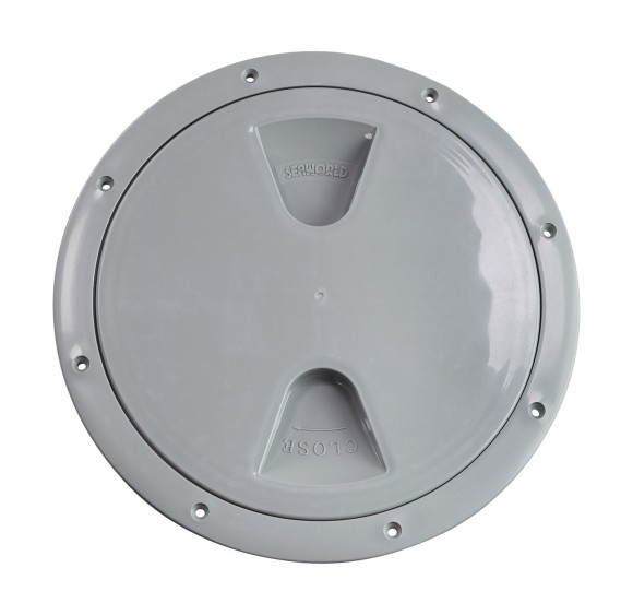 Лючок палубный 203 мм, серый Лючок палубный 203 мм, серый