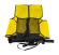 Страховочно-спасательный жилет Nikolasshop VS Atlantik, надувной, желтый