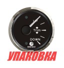 Трим-указатель 0-190 Ом, черный циферблат, нержавеющий ободок, д. 52 мм, Marine Rocket (упаковка из 10 шт.)