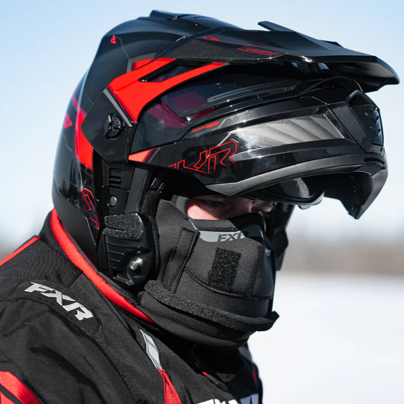 Шлем FXR Maverick X Pro с подогревом Black/Red, M