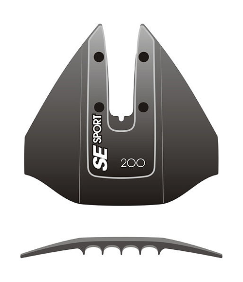 Гидрокрыло для подвесного лодочного мотора 8-40 л.с. черное