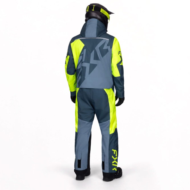 Комбинезон FXR Cold Cross CX Lite без утеплителя Lt Steel/HiVis, L