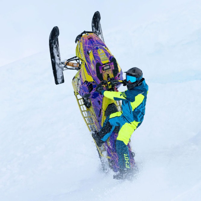 Комбинезон FXR Cold Cross CX Lite без утеплителя Lt Steel/HiVis, L
