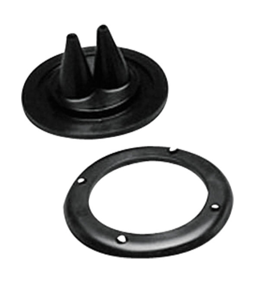 Уплотнитель для 2-х тросов управления черный, д.105 мм Уплотнитель для 2-х тросов управления черный, д.105 мм