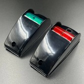 Огни ходовые(комплект)(131x59x46мм)(12V/5W)чёрный (Sunfine)