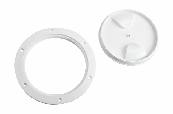 Лючок палубный 125 мм, белый