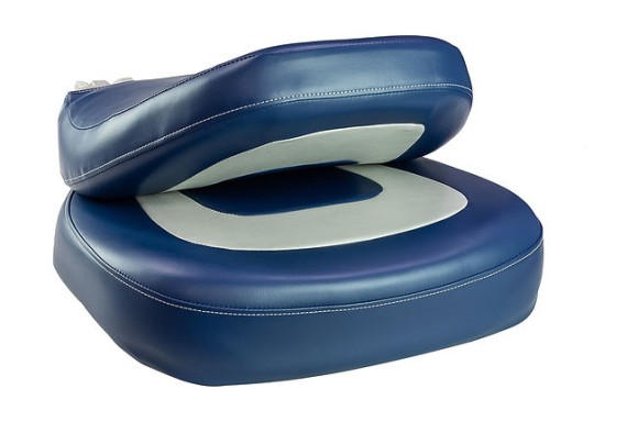 Кресло мягкое складное, обивка винил, цвет серый/синий, Marine Rocket Кресло мягкое складное, обивка винил, цвет серый/синий, Marine Rocket