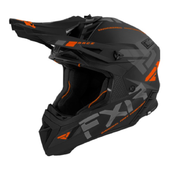 Шлем FXR Helium Race Div Black/Orange, M