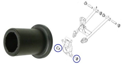 Втулка подвески Polaris AT-04580 Втулка подвески Polaris AT-04580