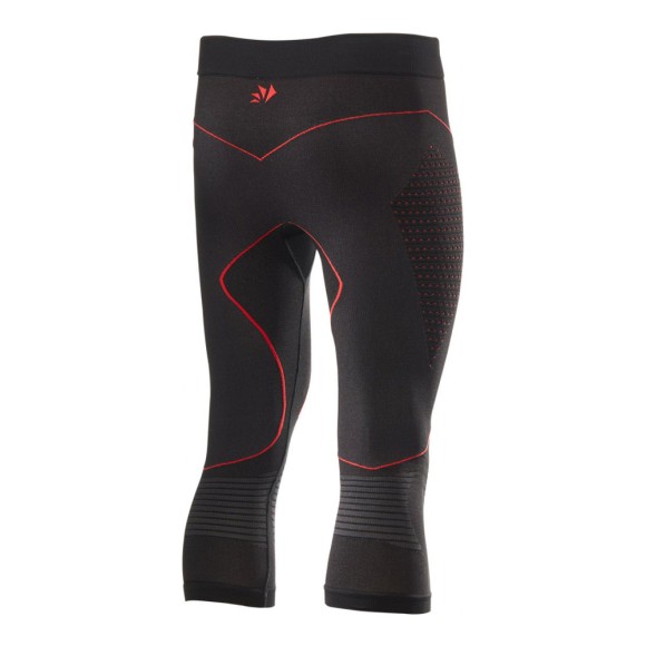 Термоштаны 3/4 SIXS PNCW CU Black/Red, 3XL/4XL