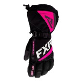 Перчатки FXR Fusion с утеплителем Black/Fuchsia, XL