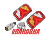 Стоп-сигнал для прицепа c вилкой и розеткой (комплект 86108E1) (упаковка из 3 шт.) Стоп-сигнал для прицепа c вилкой и розеткой (комплект 86108E1) (упаковка из 3 шт.)