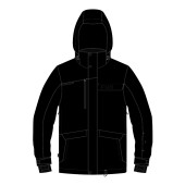 Куртка FXR Chute с утеплителем Stealth, M Куртка FXR Chute с утеплителем Stealth, M