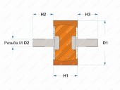 Подушка (опора) двигателя снегохода BRP/Тайга 50-12-0102