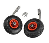 Колеса транцевые для надувной лодки, модульные, D260 мм, нержавеющая сталь  (комплект)