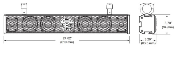 Акустическая панель на таргу BRT25SLR, BOSS