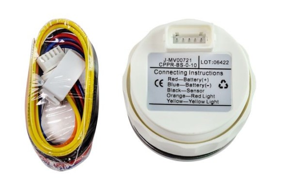 Указатель давления масла 0-10 бар, черный циферблат, нержавеющий ободок, д. 52 мм, Marine Rocket Указатель давления масла 0-10 бар, черный циферблат, нержавеющий ободок, д. 52 мм, Marine Rocket