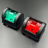 Огни ходовые LED (комплект) (65x56x79) (DC12V-24V, IP66, 5W) (Sunfine)