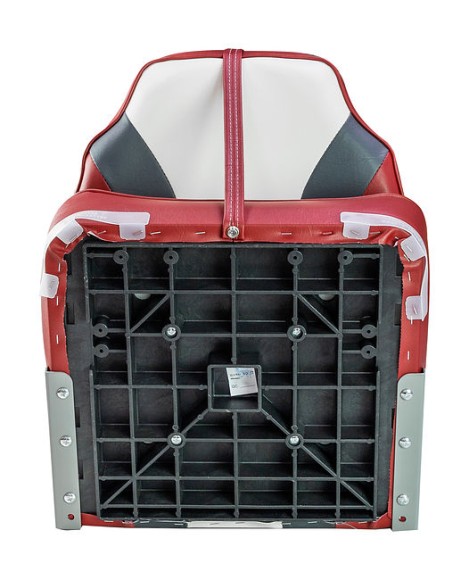 Кресло мягкое складное Rainbow, обивка винил, цвет красный/угольный/белый, Marine Rocket Кресло мягкое складное Rainbow, обивка винил, цвет красный/угольный/белый, Marine Rocket