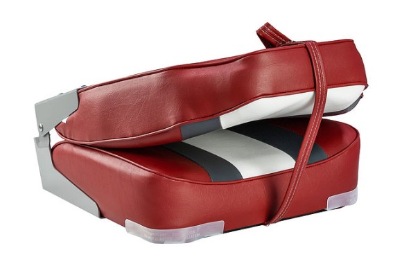 Кресло мягкое складное Rainbow, обивка винил, цвет красный/угольный/белый, Marine Rocket Кресло мягкое складное Rainbow, обивка винил, цвет красный/угольный/белый, Marine Rocket