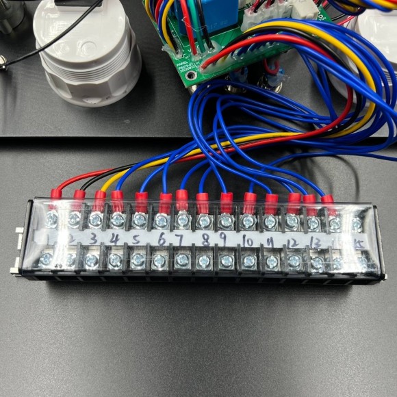 Прибор многофункциональный электронный 5в1 (д.85мм; черный, хромированный ободок) (DEPO)