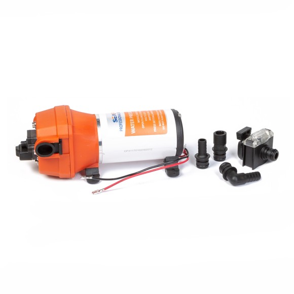 Помпа водоподающая SeaFlo мембранная, 12V 17 л/мин, 2.8 BAR