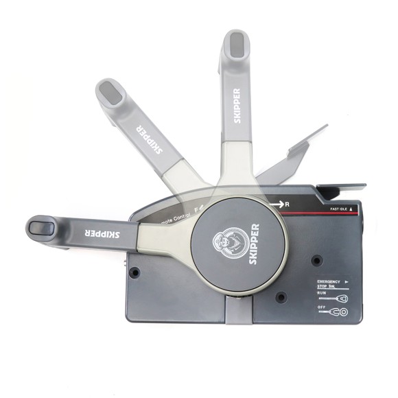 Пульт ДУ Skipper для Yamaha тянет газ 703, без проводки, без кнопки трима, без замка зажигания, тянет газ