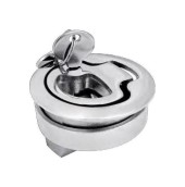 Ручка врезная, D61 мм, с ключом, Marine Rocket