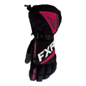 Перчатки FXR Fusion с утеплителем Black/Raspberry, XS