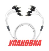 4-х канальный межблочный кабель из 100% меди для морского применения RCA 7,6 м. MOFCR-25FT.4CH, DS18 (упаковка из 10 шт.) 4-х канальный межблочный кабель из 100% меди для морского применения RCA 7,6 м. MOFCR-25FT.4CH, DS18 (упаковка из 10 шт.)