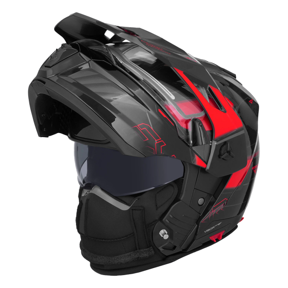 Шлем FXR Maverick X Pro с подогревом Black/Red, XL Шлем FXR Maverick X Pro с подогревом Black/Red, XL